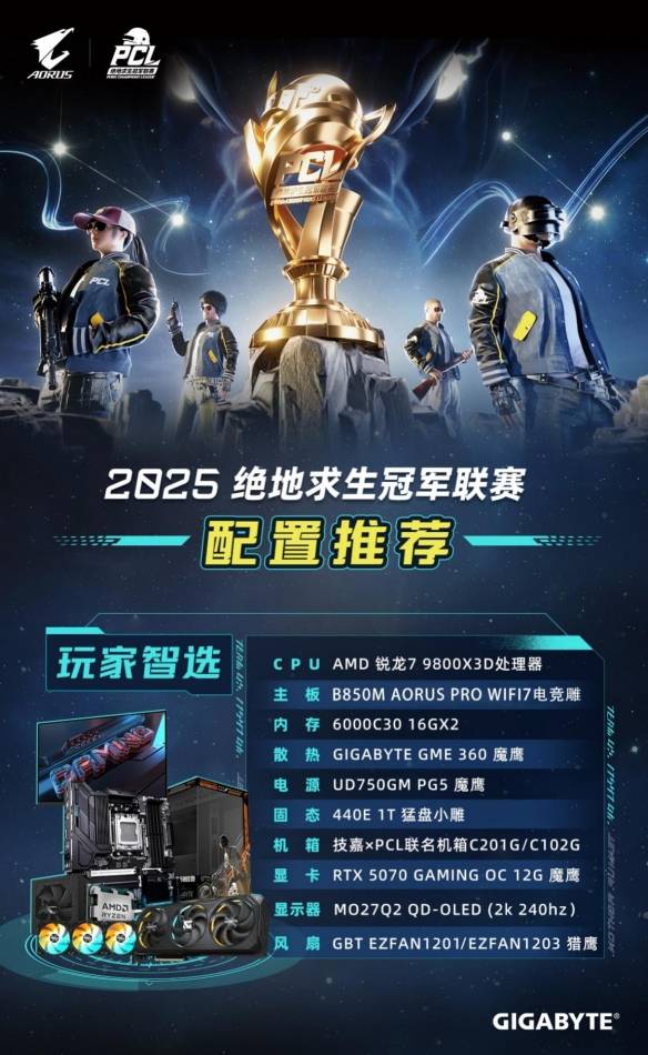 技嘉AORUS电竞主机联名PCL：助力畅快吃鸡体验火星电竞下载(图4)